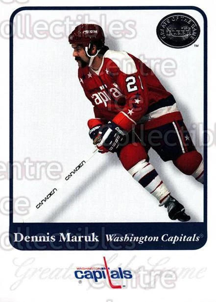 2001-02 Fleer Greats of the Game #6 Dennis Maruk - Image 1 of 1