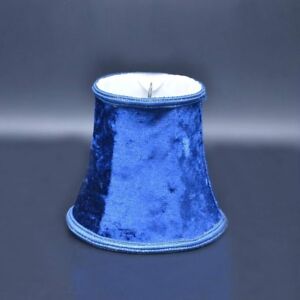 Velvet Small Lampshade Fabric Table Ceiling Candle Light Bulb Clip Cover Hippy