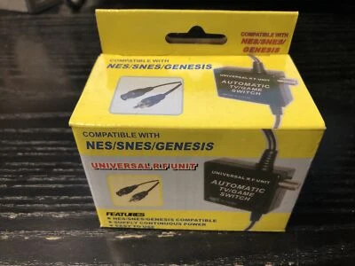 Universal RF Unit For Super Nintendo Genesis One (NES/SNES/GEN1) New - Image 1 of 4