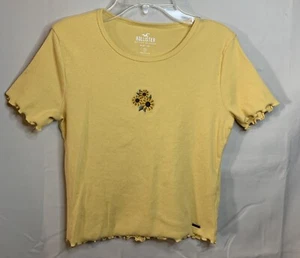 Camisa Top Informal Margarita Hollister Talla S- Mangas Amarillas - CP - Imagen 1 de 3