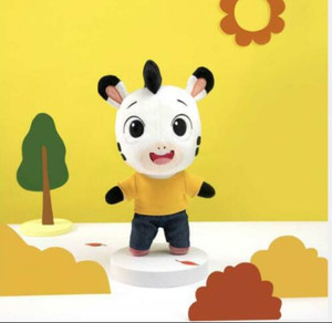 Top Quality Zack Doll Zebra English Characters Plush Toys Dolls  For Teacher