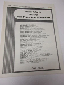 Partitura para piano concierto de segundo movimiento Bernard Fitzgerald una trompeta plana menor - Imagen 1 de 4