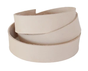 2 vegetable tanned leather straps cow hide 56" x1.5" strip blank belt dog collar - Picture 1 of 6