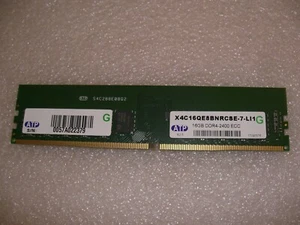 16GB DDR4 ECC Speicher RAM UDIMM 2400 MHz ATP X4C16QE8BNRCSE-7-LI1 - Bild 1 von 2