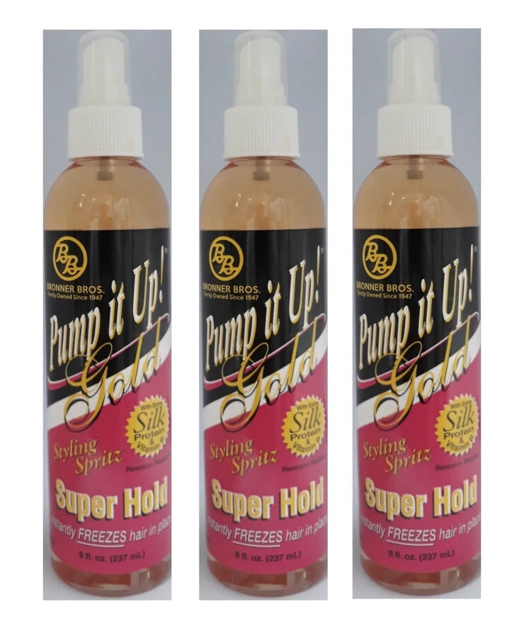 Spray para el cabello BB Pump It Up Gold Super Hold Styling Spritz acabado peinado forma8 Foto 1 de 1