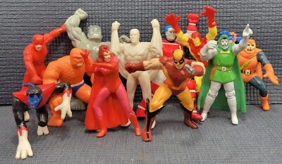 Lote de 11 figuras de PVC Marvel 1990 Foto 1 de 4