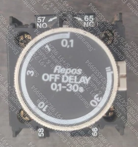 USED TELEMECANIQUE LA3-D22 A 65 Time Delay Module 0.1-30sec 1NO/1NC 12 PIS SET - Picture 1 of 6