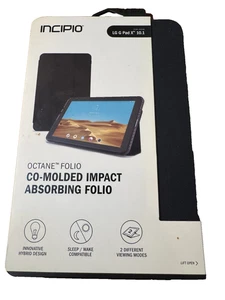 Incipio Octane Impact-Absorbing Folio Case for LG G Pad X 10.1" - Black - Picture 1 of 2
