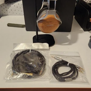 Used Denon AH-D9200 Over Ear Headphones Bamboo Handcrafted from japan - Picture 1 of 6
