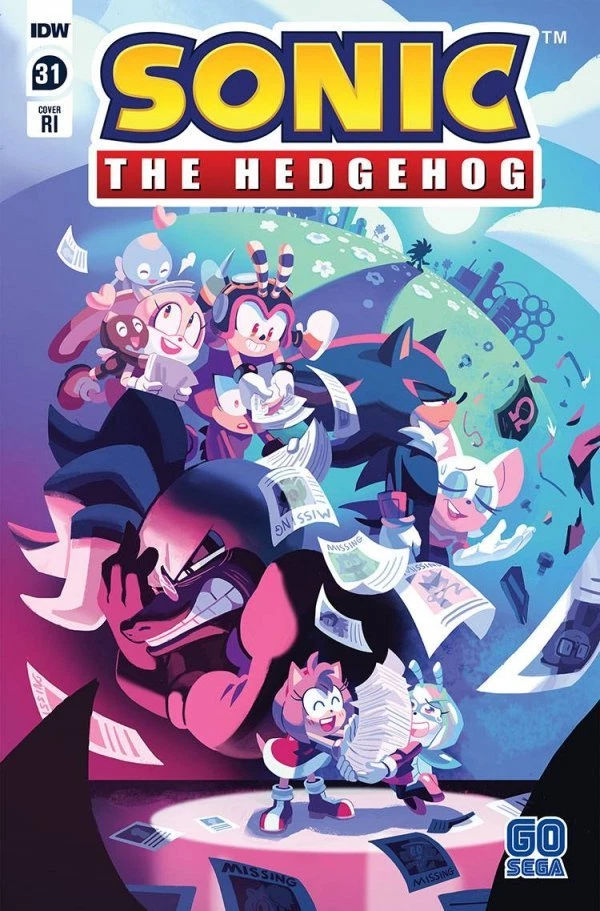 Sonic The Hedgehog (IDW Comics) - Issue #31 Cover RI Variant 1:10 — 第 1/1 张图片