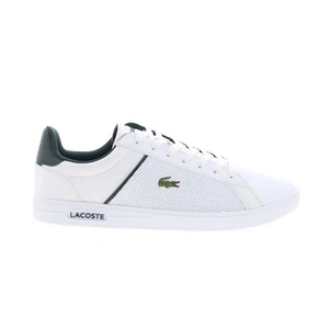 Lacoste Lite Base 224 1 SMA Mens White Leather Lifestyle Sneakers Shoes - Picture 1 of 8