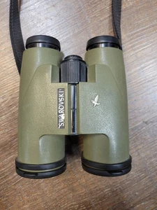Swarovski SLC 10x42 WB Habicht Binoculars Beige Case Caps Neckstrap Mid-Size - Picture 1 of 4