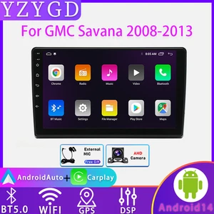 For 2008-2013 GMC Savana GPS Carplay Radio Multimedia Stereo Android Screen Navi - Picture 1 of 19