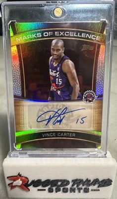 2025 Topps Vince Carter Marcas de Excelencia Lámina Auto #ME-VC Toronto Raptors Foto 1 de 2