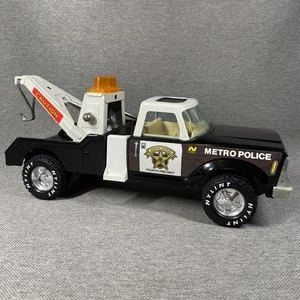 Vtg Nylint Traffic Patrol Metro Police 4th Precinct Wrecking Tow Truck Steel - Picture 1 of 18