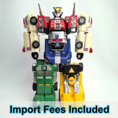 DX VRV ROBO Power Rangers Turbo Carrangers Megazord Rescate Megazord Bandai Foto 1 de 4