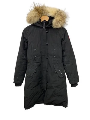 Chaqueta de Plumón CANADA GOOSE Kensington Parka XS Poliéster NEGRO 2506LA Usada Foto 1 de 4