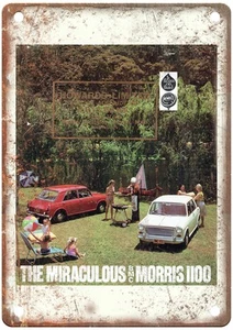 1964 Morris 1100 Vintage Auto Ad Retro Look Metal Sign AN3361 - Picture 1 of 2