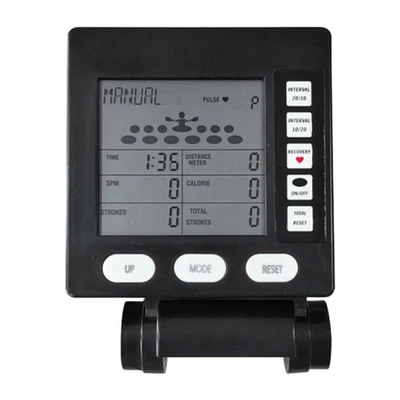 Rowing Machine Counter Home Rowing Machine Monitor Adjustable Odometer - Image 1 of 4