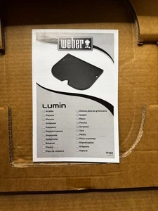 Weber Lumin Compact Griddle Cast Iron Plate – Model 79382 – New in Box - Picture 1 of 4