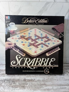 Juego de mesa Scrabble 1989 edición Deluxe tablero tocadiscos solo pieza de repuesto - Imagen 1 de 9