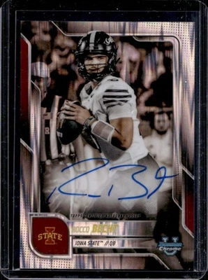 2025 Bowman U Chrome Rocco Becht Prospect Auto Stealth Refractor #BCA-RB - Image 1 of 2