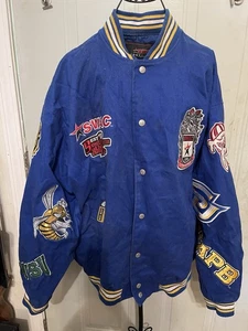VINTAGE BIG BOY GEAR SOUTHWESTERN ATHLETIC CONFERENCE SWAC JACKET SZ XL - Picture 1 of 8