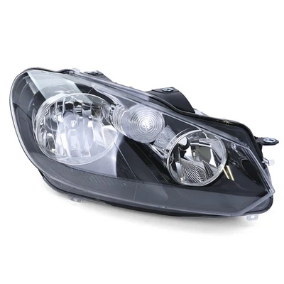 Phare Noir Avec Moteur LWR Droit Pour VW Golf 6 VI 1K 08-14 - Photo 1/4