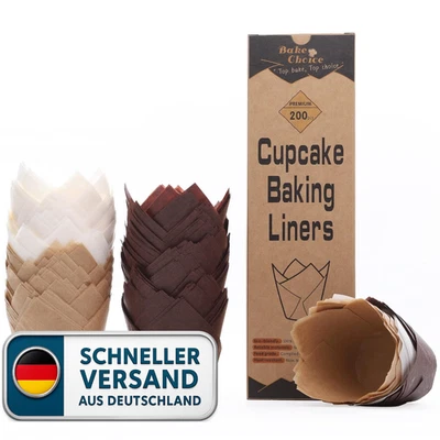 Tulpen-Muffinliner | 5 cm Durchmesser | 200 Stück Mix - Bild 1 von 4