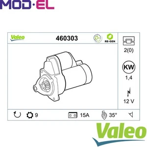 STARTER 460303 FOR SAAB 90/I/Combi/00/Hatchback/Convertible 900 9000 2.0L 4cyl - Picture 1 of 7