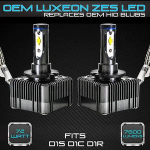 Kit de conversión de faros LED Canbus Stark 72W 7600LM 6000K blanco D1S D1R D1C (A) - Imagen 1 de 6