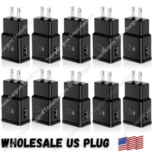 Wholesale Adaptive Fast Charging USB Charger Adapter For Samsung S10 S9 Note 8 9 - Picture 1 of 28