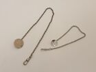 Lot Vintage Pocket Watch Chain Clip Watch Holder 2pcs VERY RARE ! (No.S29 )