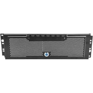 3U 19" Lockable Rack Panel Mesh Blanking Plate 2 Keys Security Hinged Opening - Picture 1 of 4