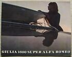 ALFA ROMEO GIULIA 1600 SUPER Car Sales Brochure c1972 #714A41