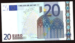 [093] Euro Banknote 2002, Trichet 20 Euro, Stempelglanz***** - Bild 1 von 2