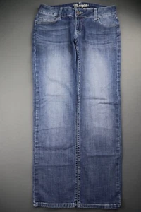 Women's Wrangler Jeans Straight Leg Stretch Embroidered Size 12x32 (Msr 34x30) - Picture 1 of 7