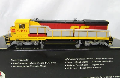 Atlas Gold HO Santa Fe Kodachrome GE B23-7 Diesel Locomotive #6404 DCC Sound - Image 1 of 4