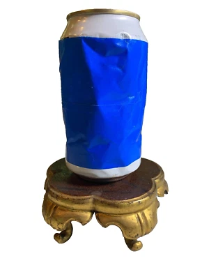 Antique Wood Wooden Lacquered Gilt Gold Japanese Japan Statue Stand Platform - Image 1 of 4