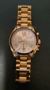 Michael Kors MK5503 Bradshaw Chronograph Rose Gold Stainless Steel Women's Watch - Picture 1 of 3