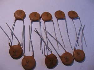 Disco Cerámico Condensador .0018uF 10% 3000V 3KV Z5P - Cantidad 10 de Lote Antiguo - Imagen 1 de 2