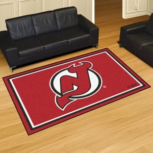NHL- New Jersey Devils 5ft. x 8 ft. Plush Area Rug - Picture 1 of 5