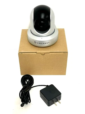 Amcrest  IPM-721S 720P WiFi Wireless IP IR Security Camera System HD, Silver - Image 1 of 4