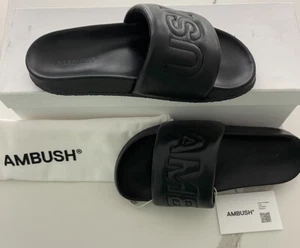 Ambush schwarze gesteppte Logo-Folien Größe 38 oder US 8 - Bild 1 von 5