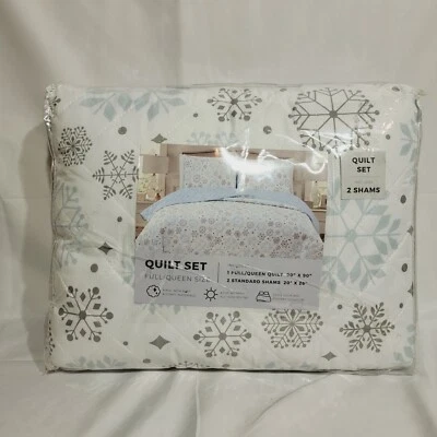 Juego de edredón copo de nieve completo/queen Foto 1 de 4