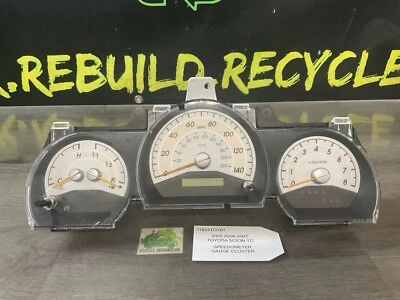 2005 2006 2007 TOYOTA SCION TC VELOCÍMETRO MEDIDOR CLUSTER F10 - Imagem 1 de 4