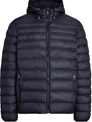 NWT POLO RALPH LAUREN Navy B&T Packable Water Resistant Puffer Jacket Hood  3XB - Image 1 of 4