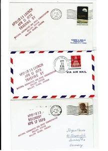 APOLLO 13 Space April 1970 Tracking Stations 3 Covers: VIRGINIA !! - Picture 1 of 1