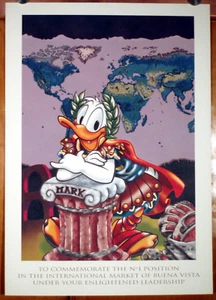 poster DONALD DUCK Buena Vista fuori commercio tiratura limitata - 50x70 cm - Picture 1 of 1