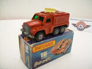 Matchbox 1-75, Nº16, Badger Patrol Car, 1973, (Hecho en Inglaterra), EMBALAJE ORIGINAL  - Imagen 1 de 5